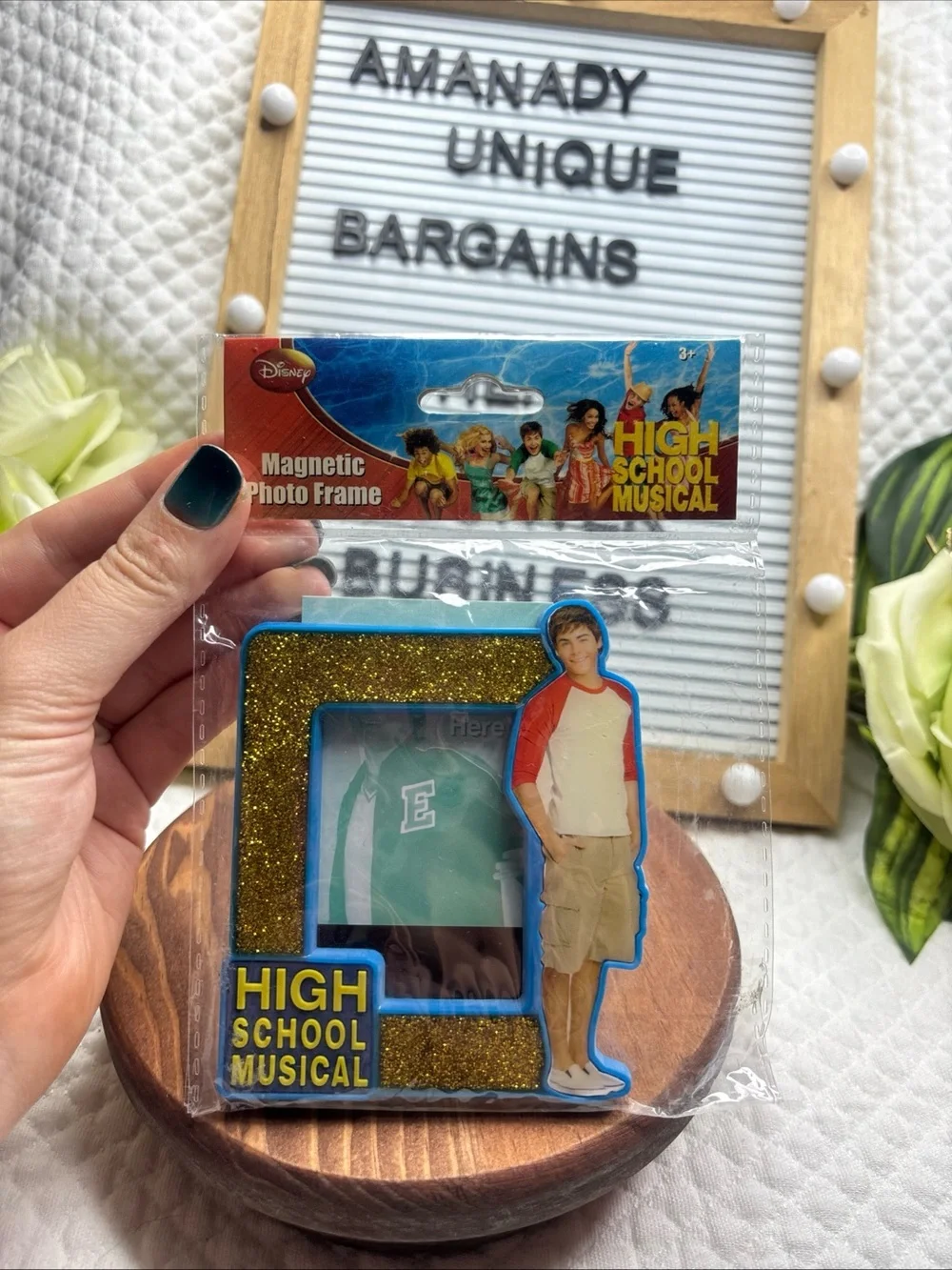 Disney High School Musical Magnetic Photo Frame Troy Zac Efron Picture Frame